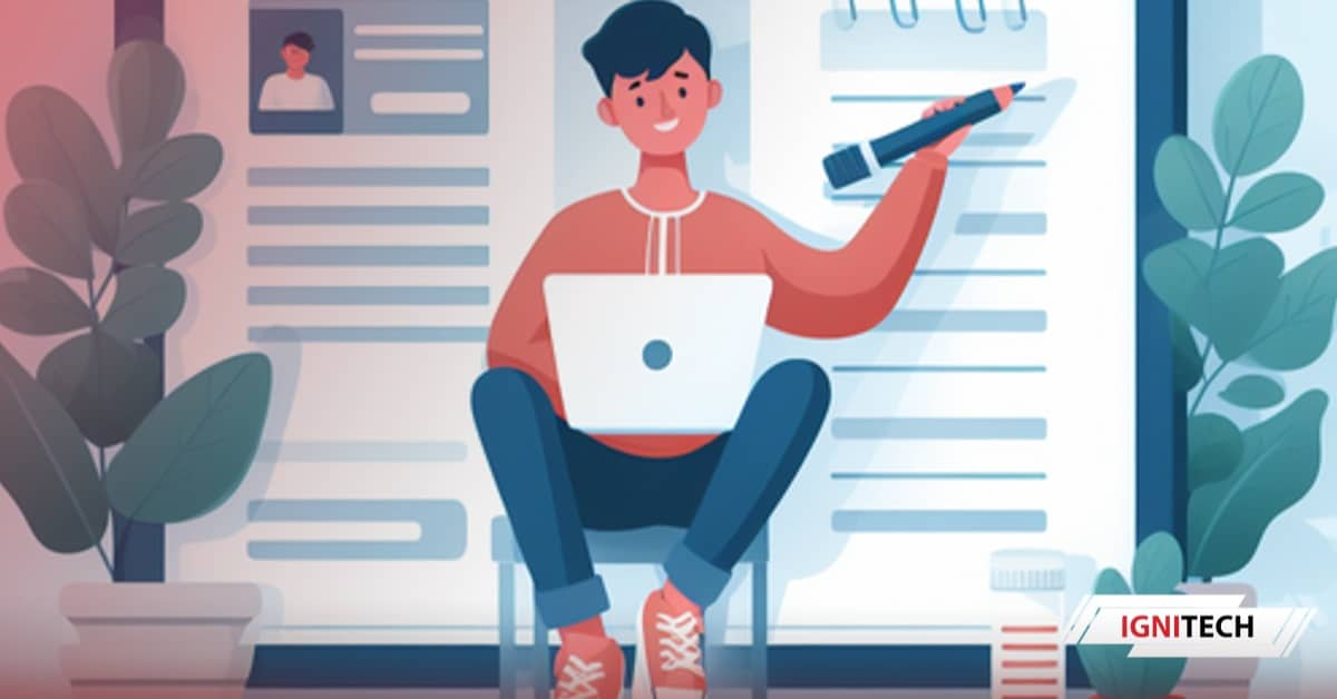 Step by step illustration of the process for writing high converting body copy from defining the offer and audience to drafting, editing, and testing